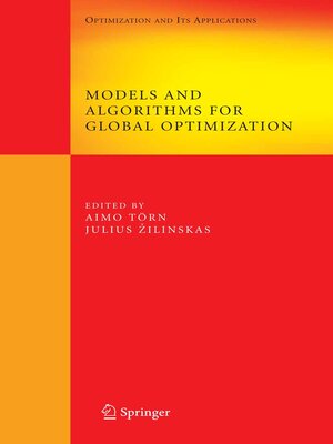 cover image of Models and Algorithms for Global Optimization